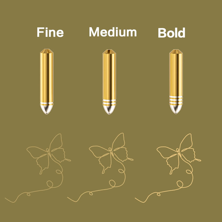Foil Transfer Tool,Including 3 Tips-Fine,Medium and Bold for Stunning Foil-Perfect for Maker and Explore Machines