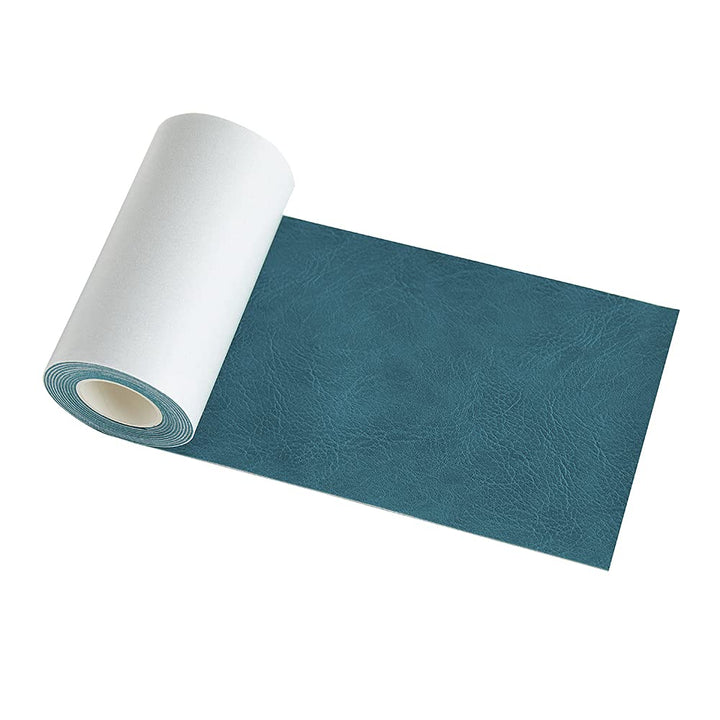 Leather Repair Tape kit, Peacock Green 4 x 60inch Self Adhesive Patch for Couch, Sofa, Car Seat, Handbag, Furniture, Drivers Seat, Jacket, Computer Chair First Aid Vinyl Repair kit