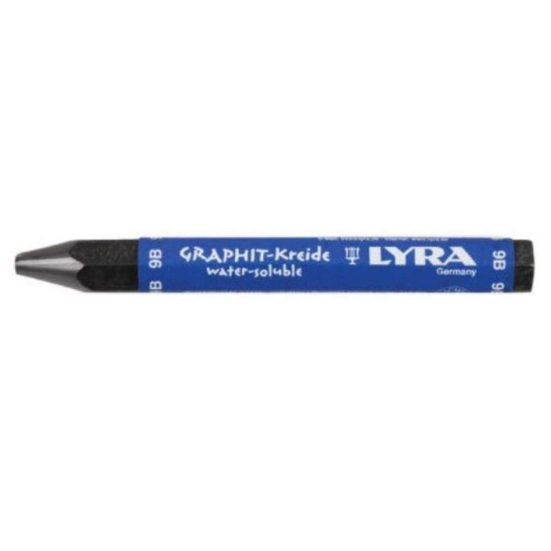 Graphite Crayon, Water-Soluble, 9B Hardness, Black, 1-Pack (5630109)