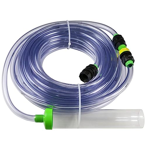 No Spill Clean and Fill Aquarium Maintenance System, Gravel Cleaner and Water Changer, 25 Foot