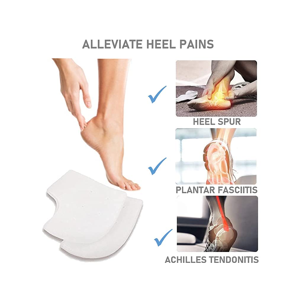 VivoFoot Gel Heel Protectors,Heel Pain and Cracked Heel