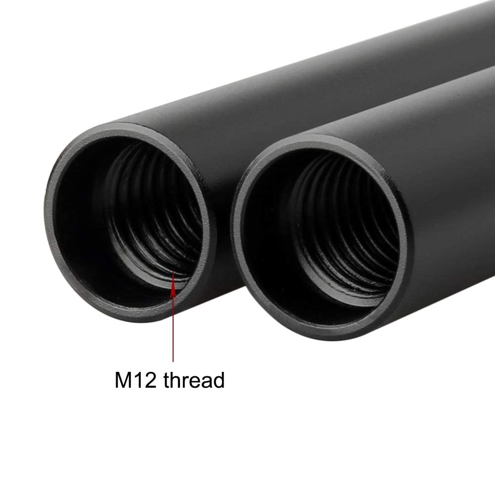 NICEYRIG 15mm Rod 16 Inch (40CM) Long for Shoulder Rig 