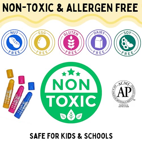 Kwik Stix Solid Tempera Paint Sticks, 24 Colors, Washable Paint Sticks for Kids, Non-Toxic, Quick Drying, Allergen Free, Paint Sticks in Classic, Metallic &amp; Neon Colors, Paint for Kids and Toddlers