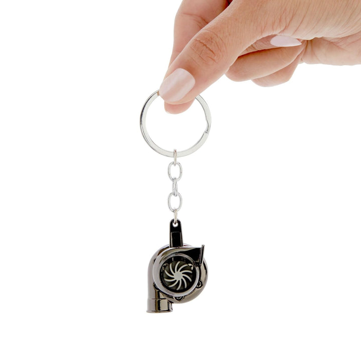 Zodaca 6 Pack Auto Car Parts Keychain Set with Turbo, M