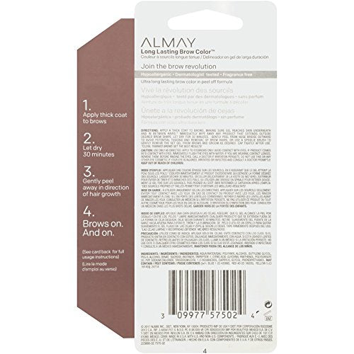Long Lasting Brow Color, Brown, 0.9 Fluid Ounce