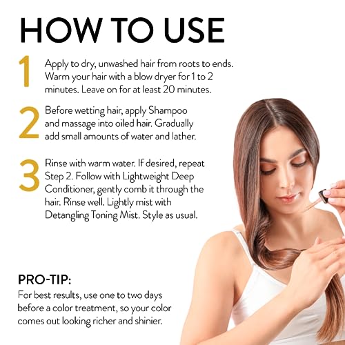 Rejuvenating Oil 2 oz. (60 ml) | Long-Term Hair Repair, Youthful Bounce, Strength and Shine