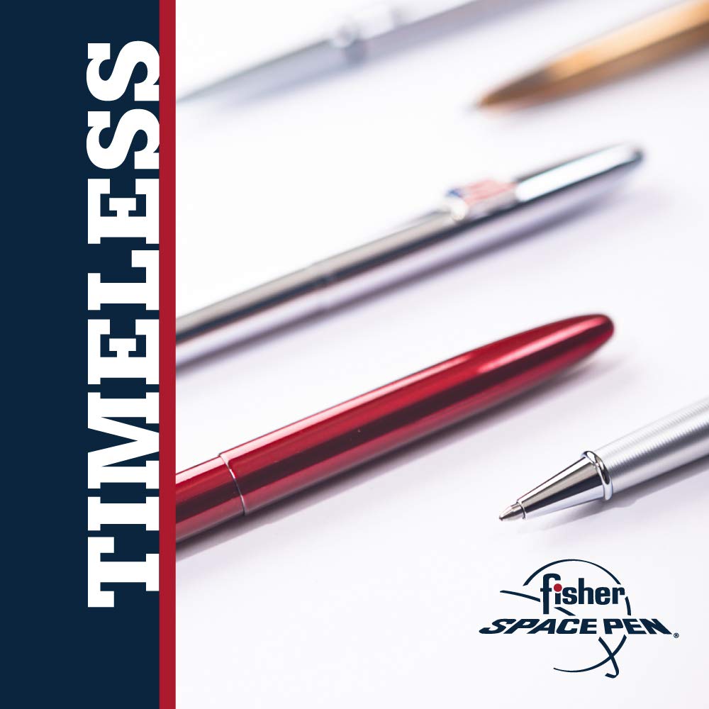 Fisher Space Pen, Bullet Space Pen, Brushed Chrome, Gift Boxed