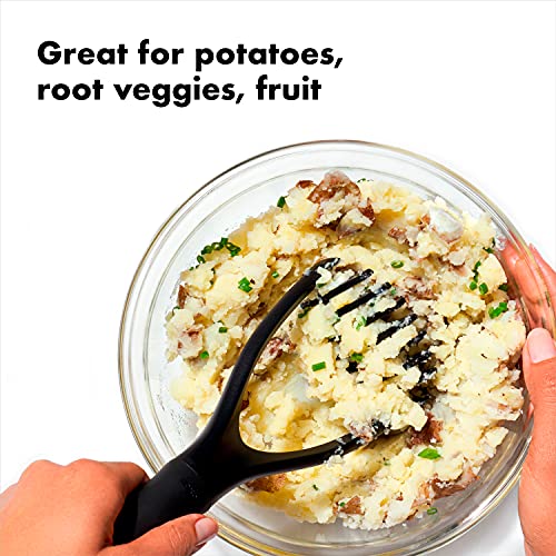 Good Grips Nylon Potato Masher for Non-Stick Cookware,Black,1 EA