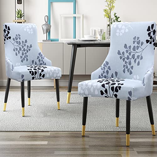 Liykimt Stretch Wingback Side Chair Slipcover-Accent Ch