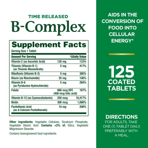 Nature's Bounty Vitamin B-Complex, Time Released Su