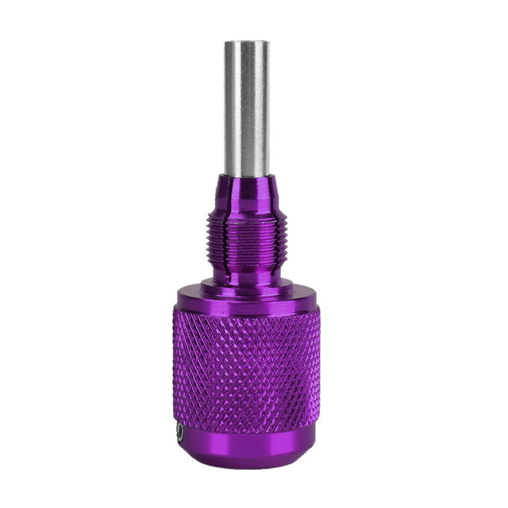 25mm Tattoo Grips Tubes Self-lock Aluminum Alloy Tattoo Gun Grip Auto Self Locking Handle for Tattoo Machine Supply Body Art Tattoo Machine Parts Grips (Purple)