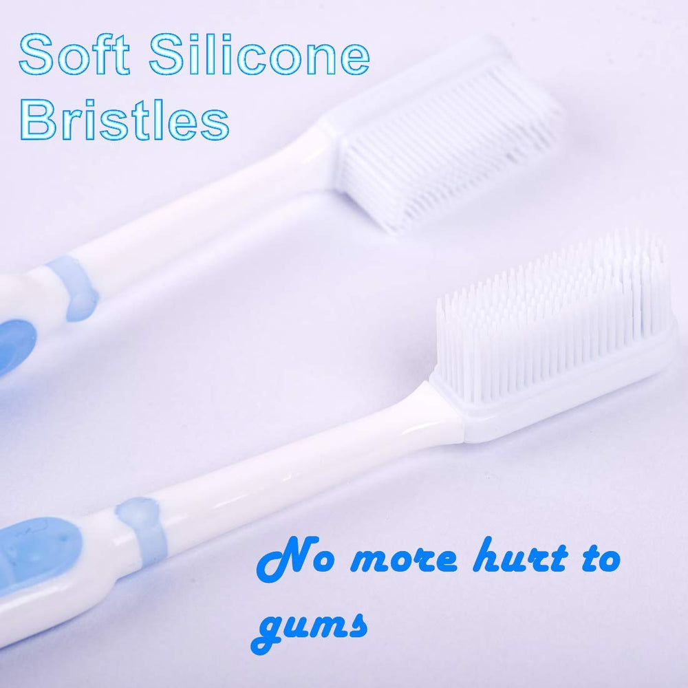 Soft Silicone Nano Bristles Anti Bacterial Toothbrush 2