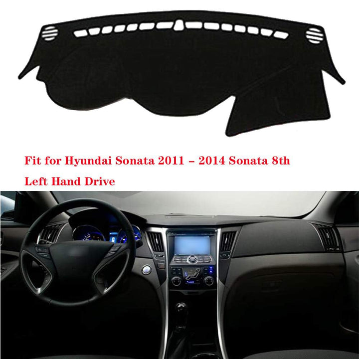 Car Auto Dashboard Cover for Hyundai Sonata 2011 2012 2013 2014 Sonata 8 Left Hand Drive Dashmat Pad Carpet Dash Mat