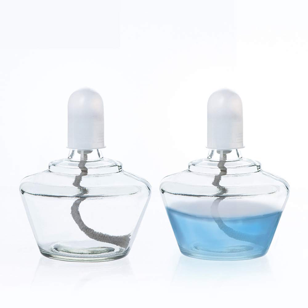 Classic Style Alcohol Burner Lamp Glass Bunsen Burners Lab Equipment Heating 150ml with 5 Free Replacement 6inch Wicks and Funnel
