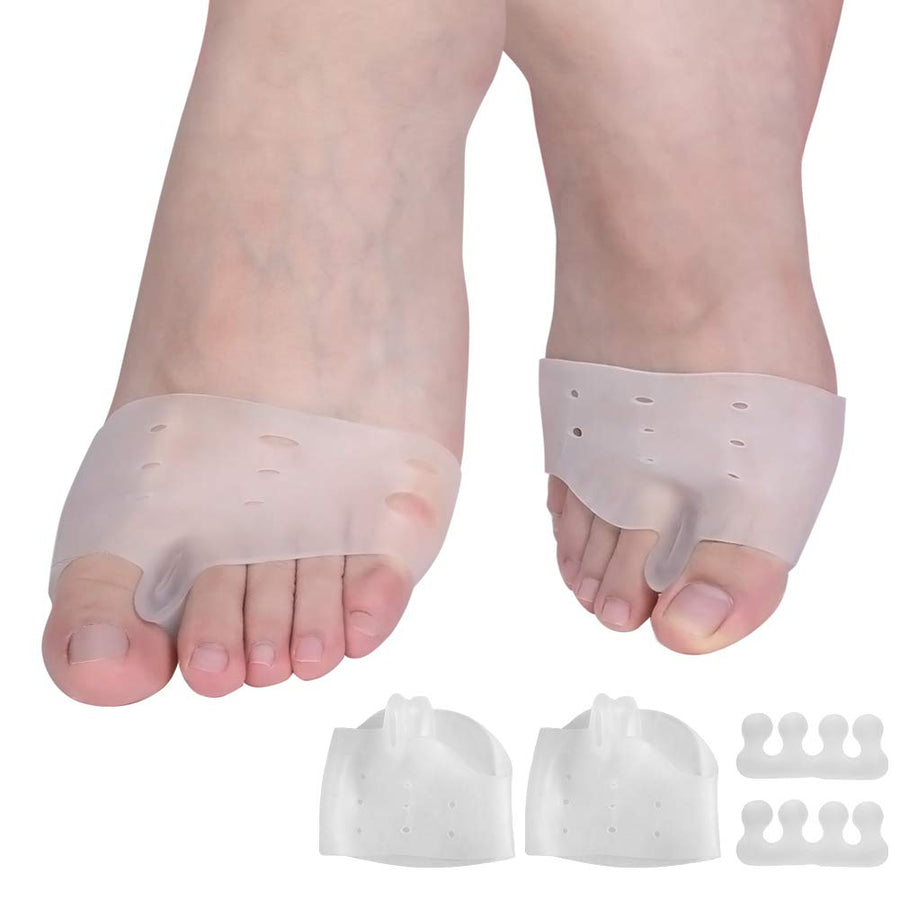 Toothbace Gel Toe Separator Forefoot Cushion Pad Bunion