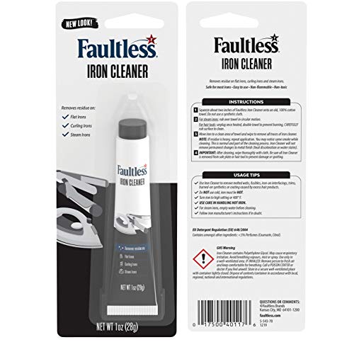 Faultless Hot Iron Cleaner, Non-Toxic Steam Iron Cleane