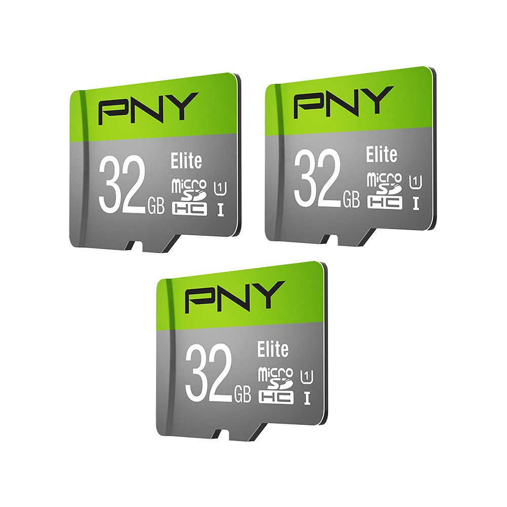 PNY 32GB Elite Class 10 U1 microSDHC Flash Memory Card 