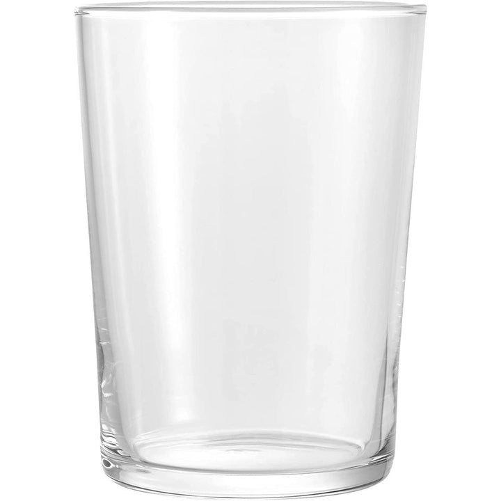 Bodega Collection Glassware – Set Of 12 Maxi 17 Ounce Drinking Glasses For Water, Beverages &amp; Cocktails – 17oz Clear Tempered Glass Tumblers, Transparent