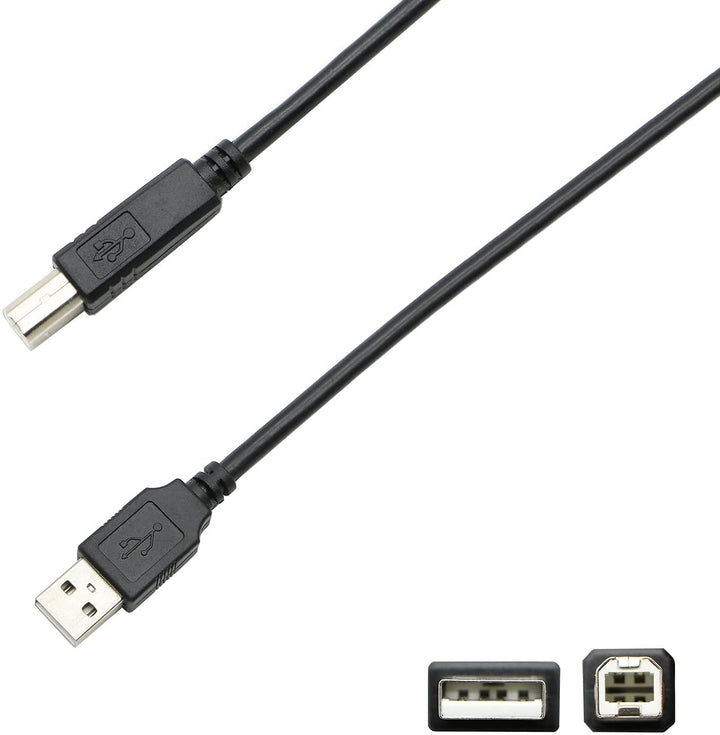 USB to Host Cable USB Cable Cord 10 Feet Compatible With Yamaha PSR-EW300,PSRE353,PSR-E363,PSR-EW410,PSR-E463,PSRE373,PSRE-343,PSRSX900,YPT260,YPT270,YPT360,P71,NP12,P45,P125 Portable Piano Keyboard