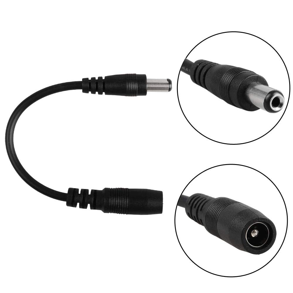 Reverse Polarity Converter Cable 5.5 X 2.1 for Keyboard Guitar Effect Pedal (1 pcs)