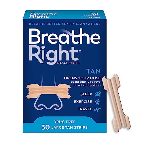 Breathe Right Original Nose Strips to Reduce Snoring an