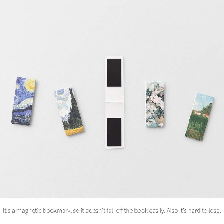 Monolike Magnetic Bookmarks Vincent Van Gogh ver.1 + ver.2, 10 Pieces