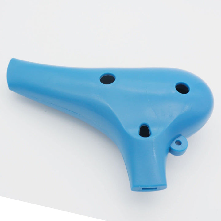 Plastic Ocarina Instrument 12 Hole Ocarina Alto C 12-Hole Ocarina Instrument Easy Instrument for Children, Beginners (Light Blue)