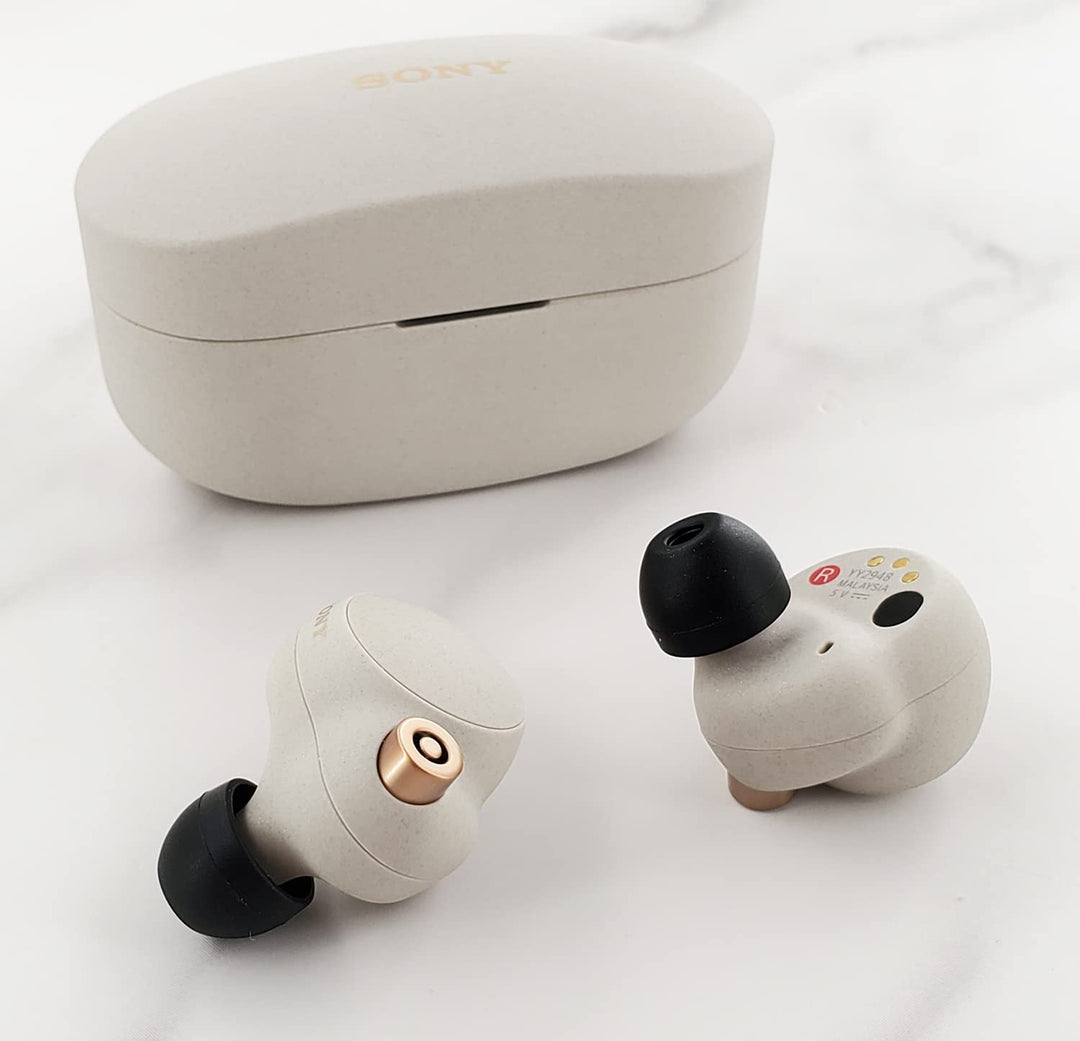 Eartips Compatible with Sony WF-1000XM4 WF-1000XM5 Earbuds, S/M/L 3 Pairs Soft Silicone Ear Tips Earbuds Tips, Compatible with Sony WF-1000XM5 WF-1000XM4 Silicon Tips XM4 3 Pairs, SML, Black