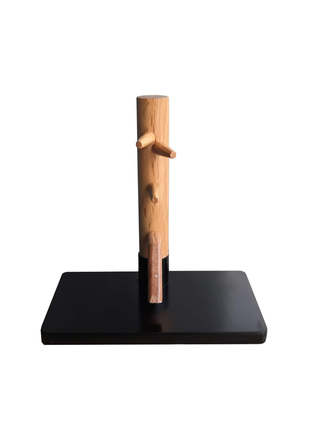 Mini Wooden Dummy Decoration Wing Chun Kung Fu Collectible Wood Light Brown