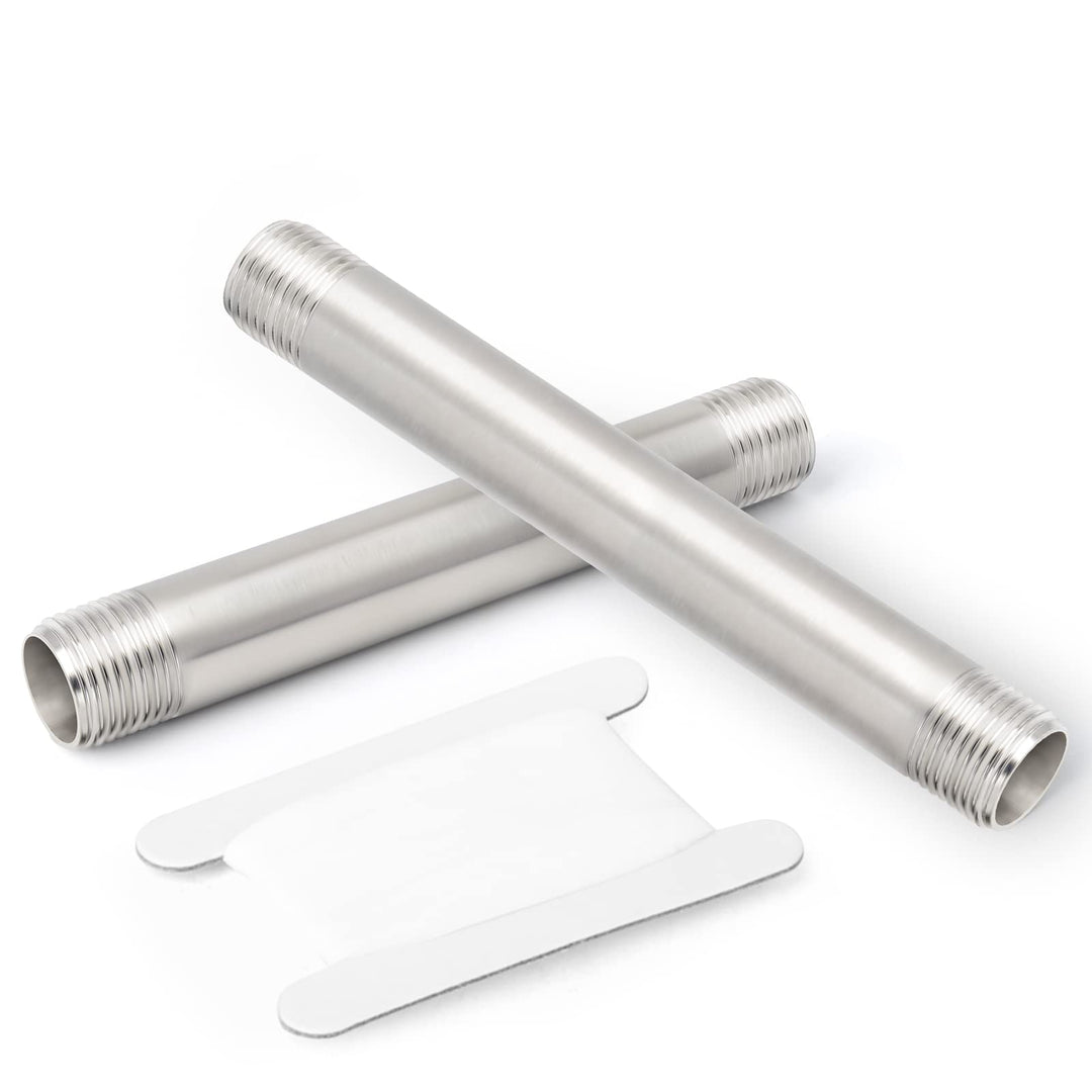 TAISHER 2PCS Stainless Steel Pipe Fittings, 1 NPT x 1 N
