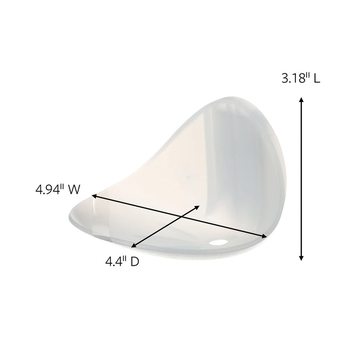 Bath Soap Dish With Water-Resistant Adhesive, 2 lb Capacity, 1 Dish, 2 Strips, BATH14-ES