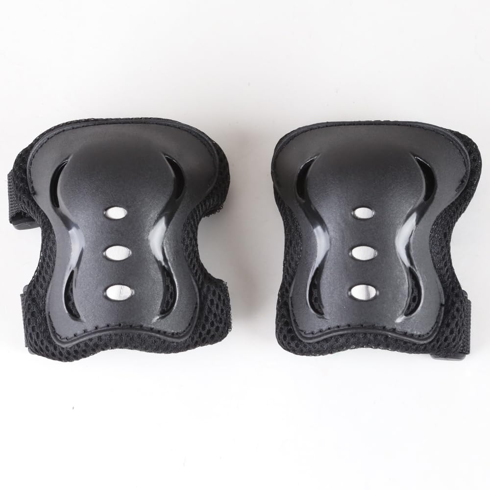 Kids & Adult Knee Pads, Elbow Pads and Wrist Guards Protective Gear for Scootering, Inline Roller Skating, Skateboarding
