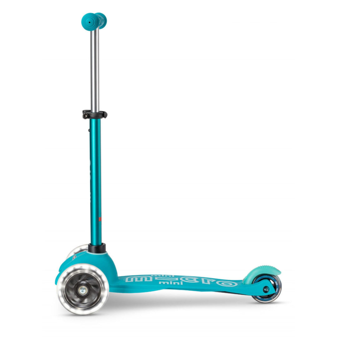 Kickboard | Mini Deluxe LED | Three-Wheeled | Lean-to-Steer Swiss-Designed Scooter | Motion-Activated Light-Up Wheels | Toddlers &amp; Children Ages 2-5