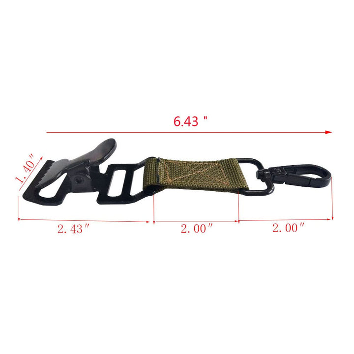 Glove Clip for Work Glove Holder Clip Grabber Rescue Firefighter Turnout Gear Glove Strap with Alligator Clip Utility Clip 4 Pieces