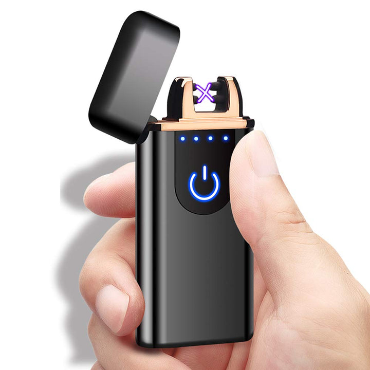 Electric Lighter, USB Rechargeable Double Arc Flameless