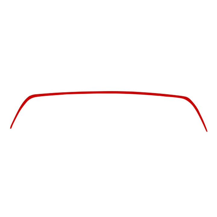 Xotic Tech Front Grille Pinstripe Pre-Cut Styling Front Hood Panel Edge Molding Trim Vinyl Sticker Decal Compatible with Subaru WRX STI 2015-2017 (Glossy Red)
