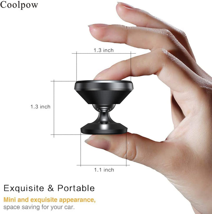 2-Pack Magnetic Phone Holder for Car Phone Holder MountStrong Magnet Phone Mount for Car Mount for iPhone Magnetic Car Phone Holder4 Plate Cell Phone Holders for Your Car Accessories