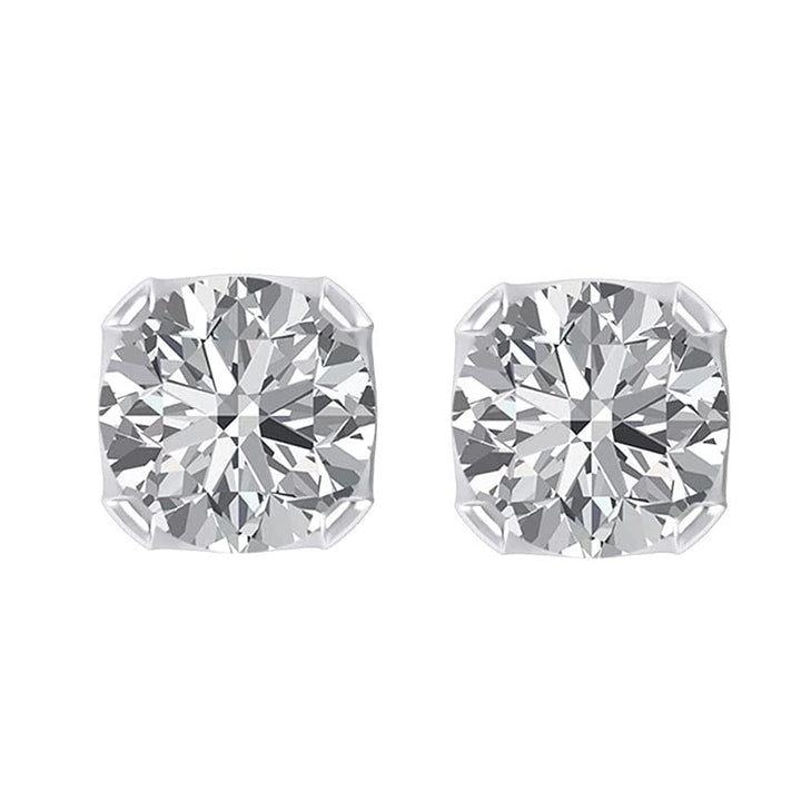 7 mm Round Cubic Zirconia 925 Sterling Silver,Unique So