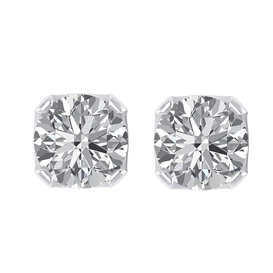 7 mm Round Cubic Zirconia 925 Sterling Silver,Unique So