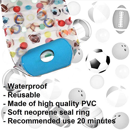EZWashka Kids Cast Cover for Showering Foot; Waterproof