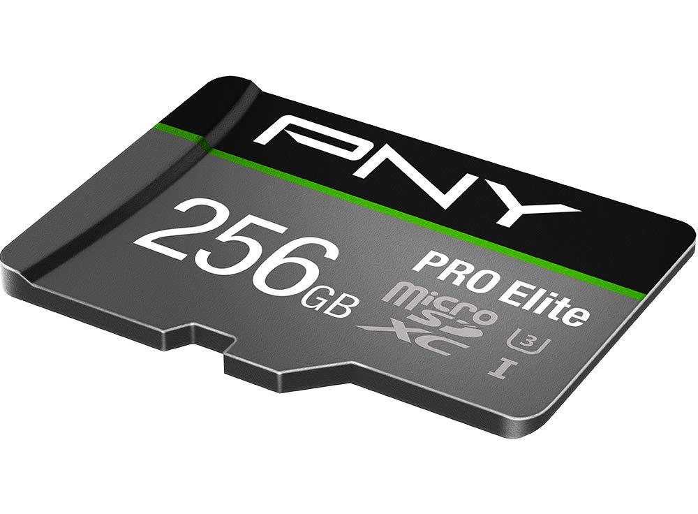 PNY 256GB PRO Elite Class 10 U3 microSDXC Flash Memory 