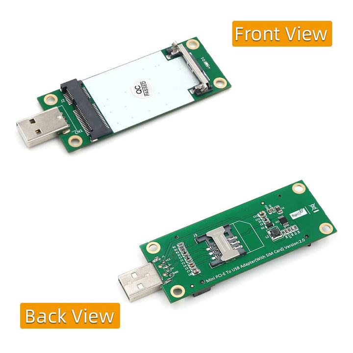 Mini PCI-E to USB Adapter with SIM Card Slot for Module