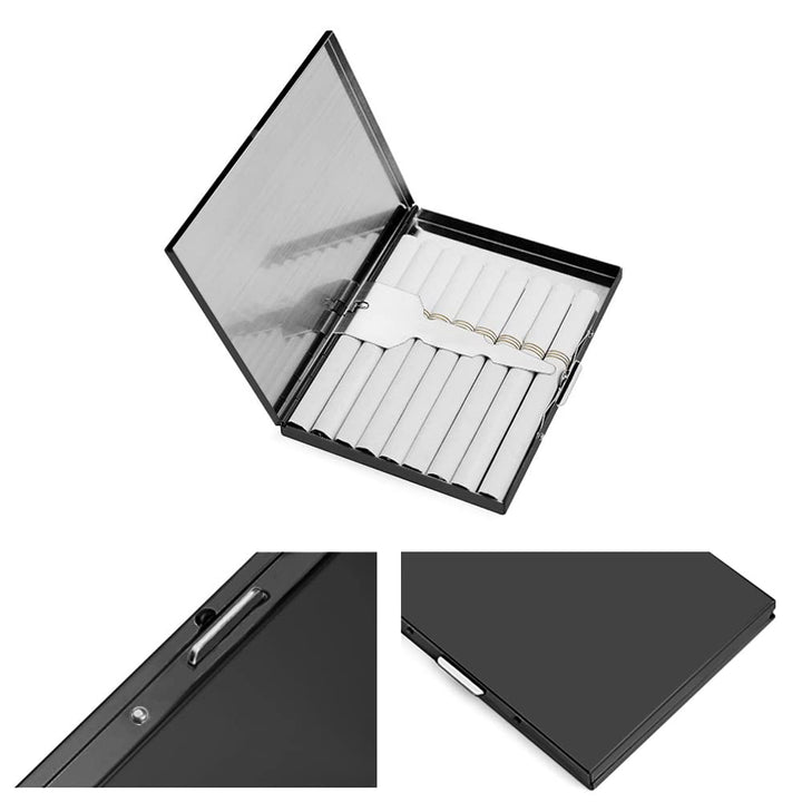Stainless Steel Extra Slim Cigarette Case Metal Cigaret