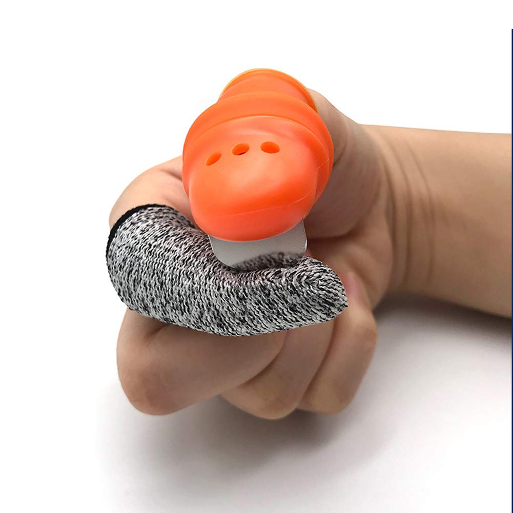 6 PCS Finger Cots Cut Resistant Protector, Finger Cover