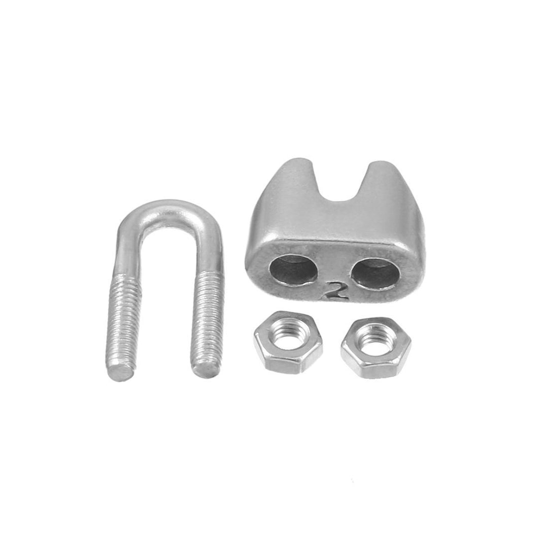 Luomorgo M2 1/16 Wire Rope Cable Clip Clamp 304 Stainle