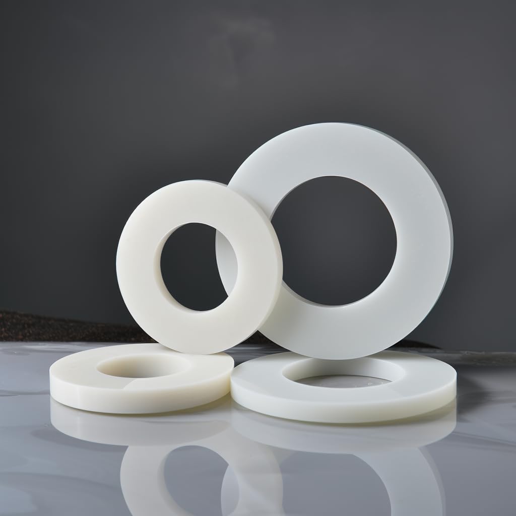 M3 Nylon Flat Washer, Nylon Oil Drain Plug Gaskets, Nylon Gasket Spacer Fastener Sealing Gasket, 1000Pcs