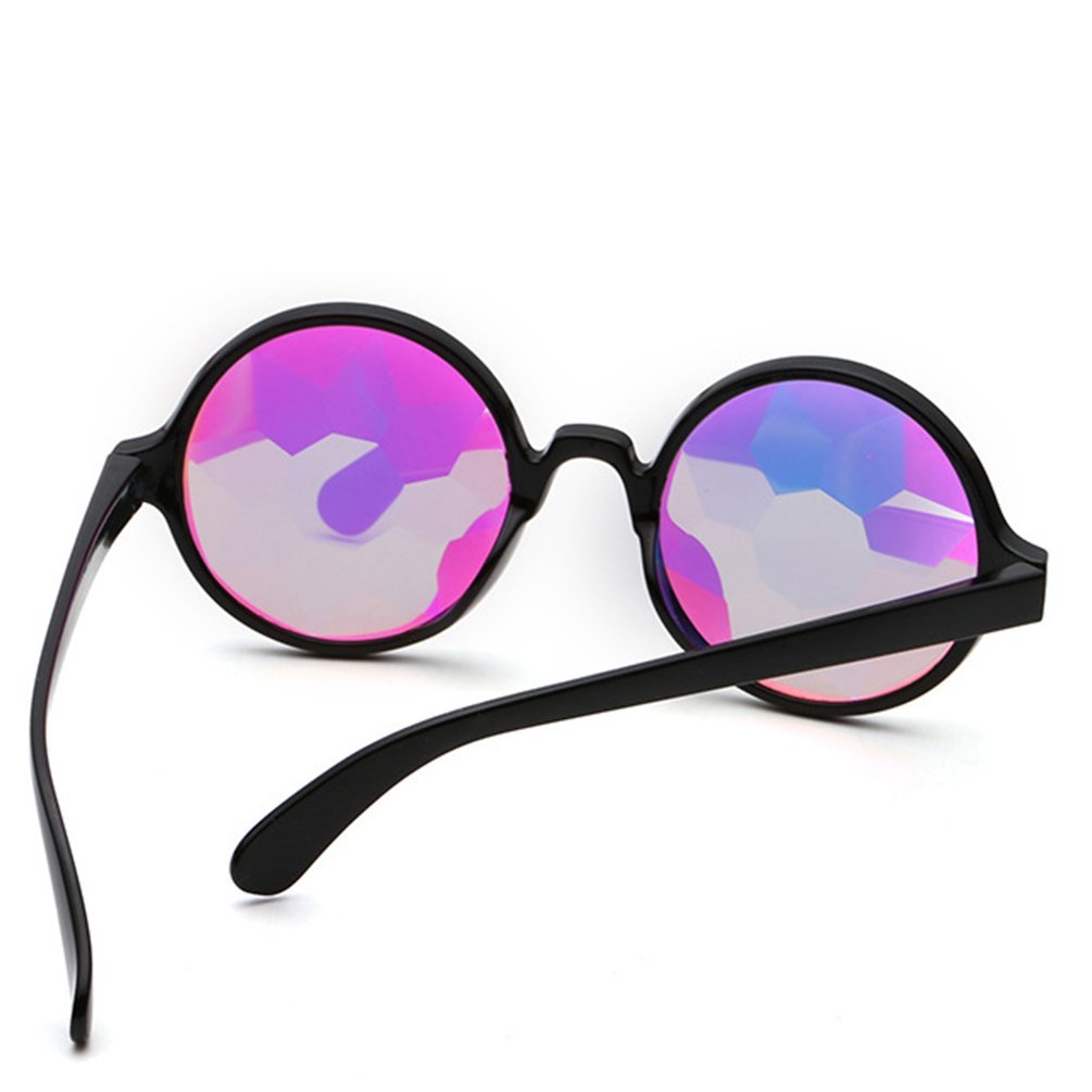 Armear Women Kaleidoscope Rave Rainbow Glasses Prism Mi