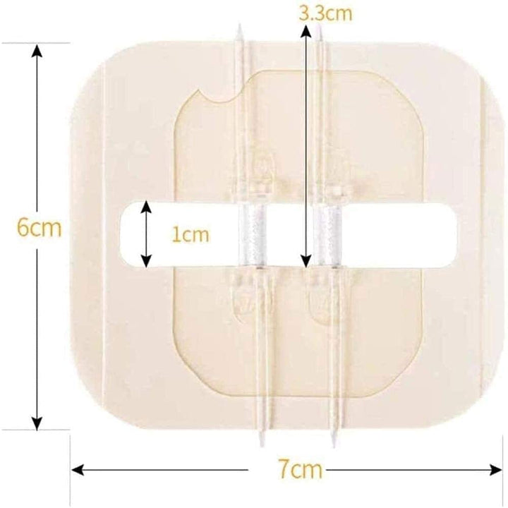 Cavallini Papers 4 Pcs Zip Stitch Sutures, Extra Large Band Aid, Waterproof Butterfly Strips Wound Closure, Hospital Grade Laceration Kit