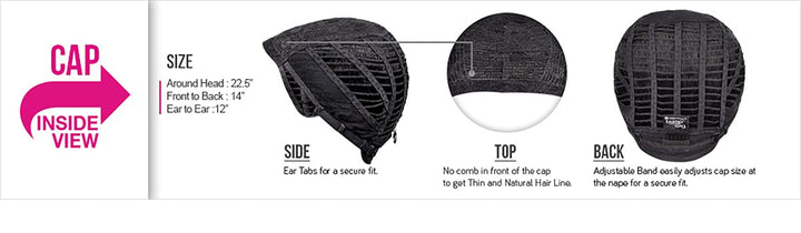 Bump Human Hair Wig - Fab Fringe-Fall Leaf