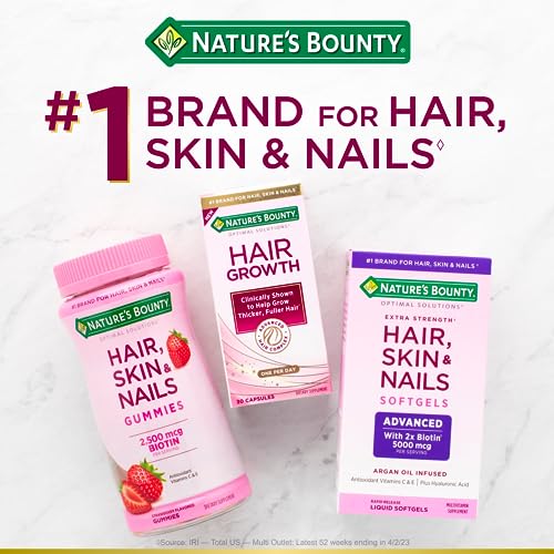 Biotin by Nature&#39;s Bounty, Vitamin Supplement, 